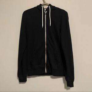 Black Zip Up Hoodie